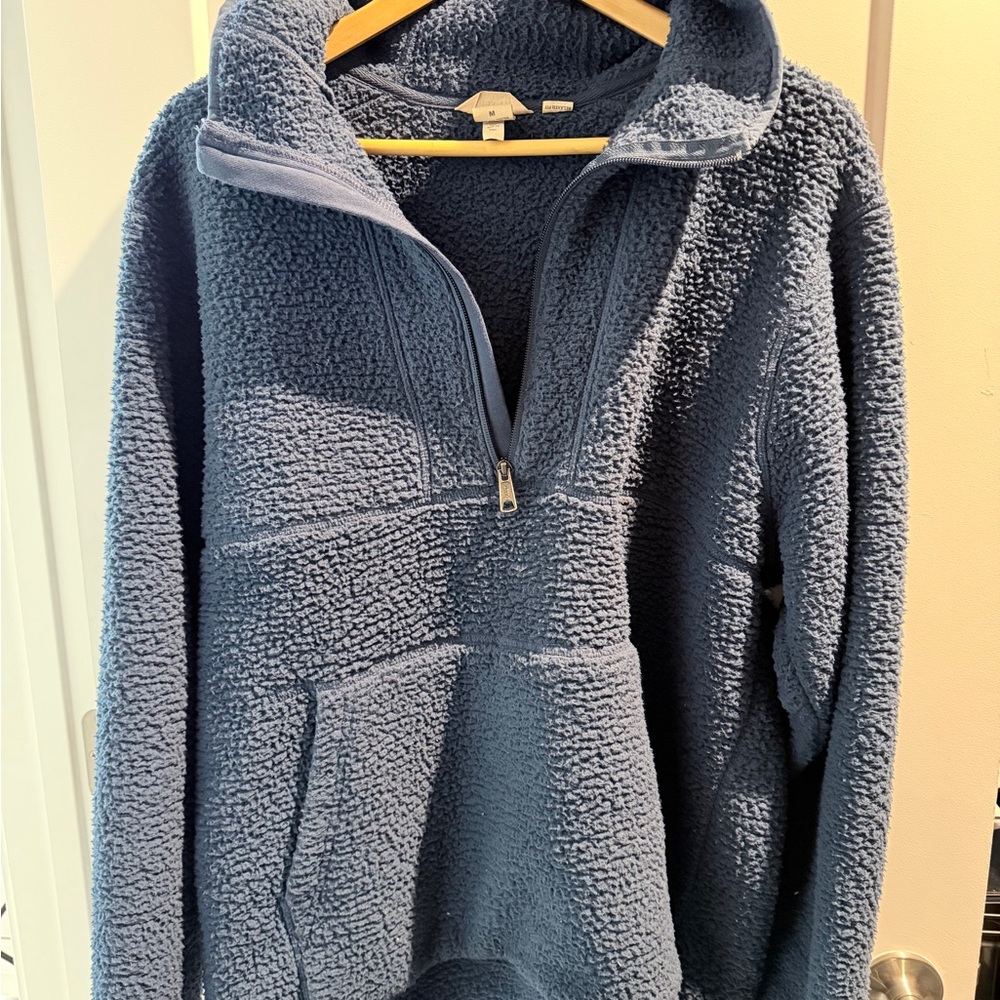 Duluth Trading Co Navy Sherpa Jacket